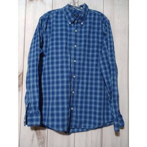Gap Shirt Men's Extra Large Blue‎ Long Sleeve Button Front